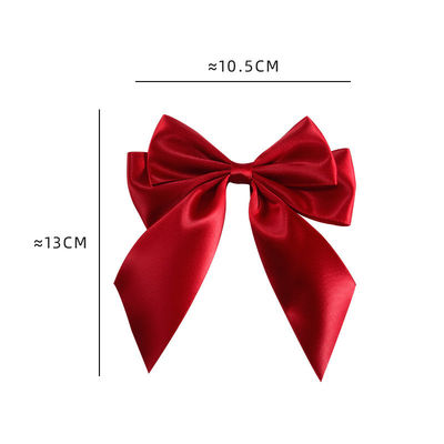 Vàng Pre Bonded Satin Ribbon Bow với Elastic Loop Satin Ribbon cho gói quà tặng