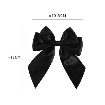 Vàng Pre Bonded Satin Ribbon Bow với Elastic Loop Satin Ribbon cho gói quà tặng