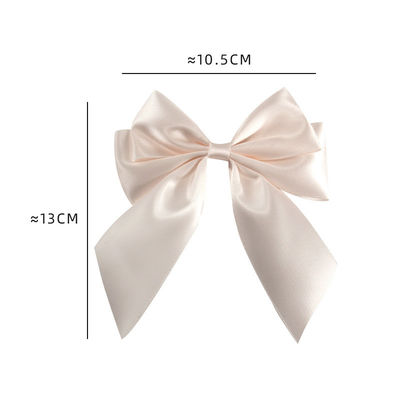 Vàng Pre Bonded Satin Ribbon Bow với Elastic Loop Satin Ribbon cho gói quà tặng