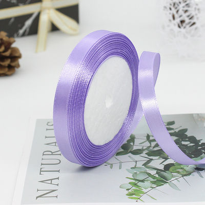 Một mặt Polyester đa dạng Nylon Satin Ribbon 100 Yards 3mm-10mm