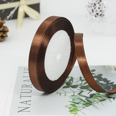 Một mặt Polyester đa dạng Nylon Satin Ribbon 100 Yards 3mm-10mm