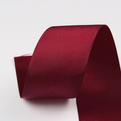 3mm-100mm Solid Assorted Color Polyester Grosgrain Ribbon cho gói quà tặng và thủ công DIY