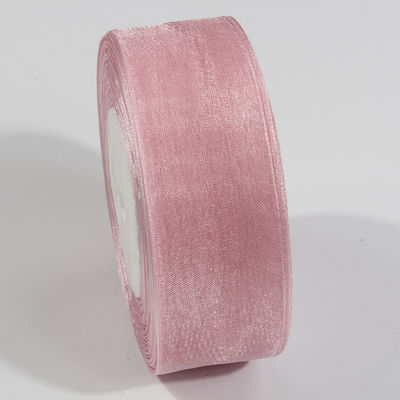 2.5cm Polyester Organza Ribbon cho DIY cung hoặc trang trí đám cưới hoặc bọc bánh