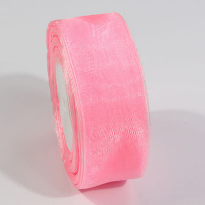 2.5cm Polyester Organza Ribbon cho DIY cung hoặc trang trí đám cưới hoặc bọc bánh