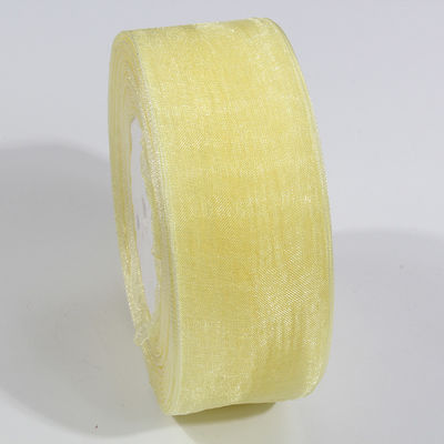 2.5cm Polyester Organza Ribbon cho DIY cung hoặc trang trí đám cưới hoặc bọc bánh