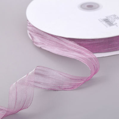 Bao bì quà 25mm Organza Ribbon Hàn Quốc 2,5cm Sheer Wired Ribbon