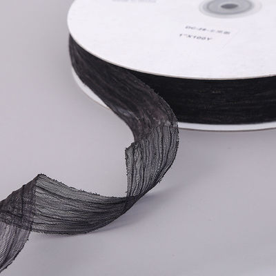 Bao bì quà 25mm Organza Ribbon Hàn Quốc 2,5cm Sheer Wired Ribbon