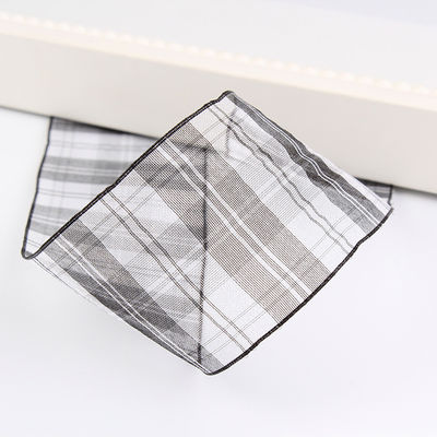 6mm-38mm Plaid Polyester Organza Ribbon cho gói quà hoa sôcôla