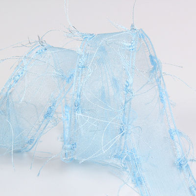 25mm-50mm Tassel Edge Polyester Organza Ribbon cho hoa chocolate đóng gói quà tặng và trang trí quần áo