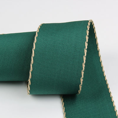 10mm-38mm Dây đan Polyester Grosgrain Ribbon ISO9001 Mô hình rắn