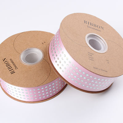 Dải băng satin bằng kim cương đơn 5mm-50mm Dải băng satin polyester