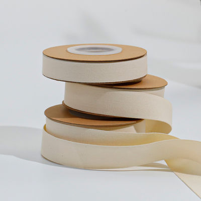 10mm-32mm Natural White Cotton Ribbon 100% Cotton Woven Ribbon