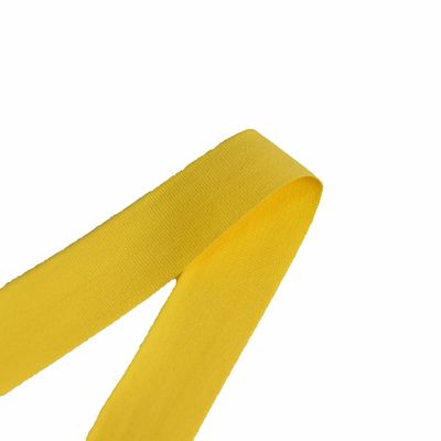 25mm Solid Yellow Twill Tape 100% Cotton Twill Tape By The Yard