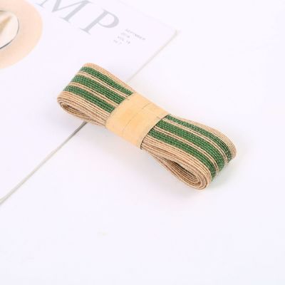 Dải sợi dây chuyền màu sắc 100% jute để trang trí