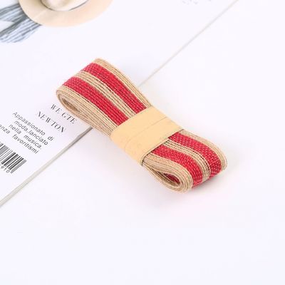 Dải sợi dây chuyền màu sắc 100% jute để trang trí