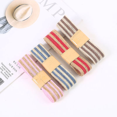 Dải sợi dây chuyền màu sắc 100% jute để trang trí
