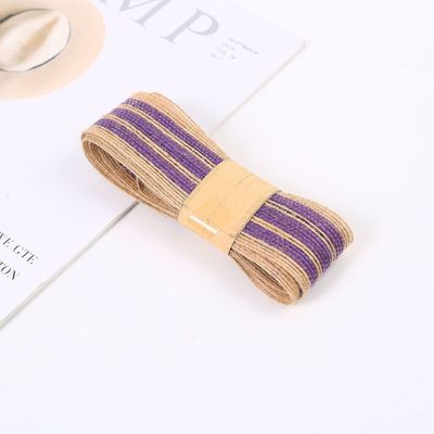 Dải sợi dây chuyền màu sắc 100% jute để trang trí