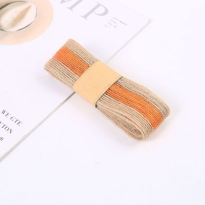 Dải sợi dây chuyền màu sắc 100% jute để trang trí