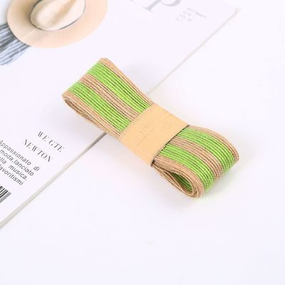 Dải sợi dây chuyền màu sắc 100% jute để trang trí