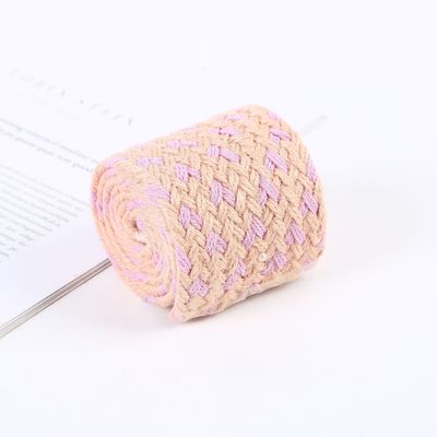 Dải băng jute đan xen màu xanh lá cây jute cho cây Giáng sinh