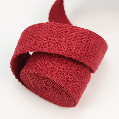 Thiết kế đơn giản Black Cotton Ribbon ODM 100 Cotton Grosgrain Ribbon