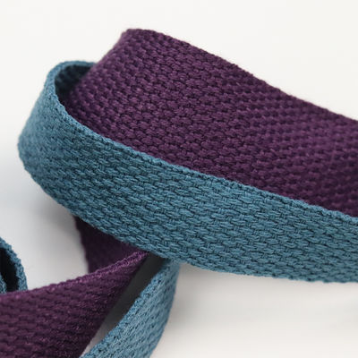 Thiết kế đơn giản Black Cotton Ribbon ODM 100 Cotton Grosgrain Ribbon