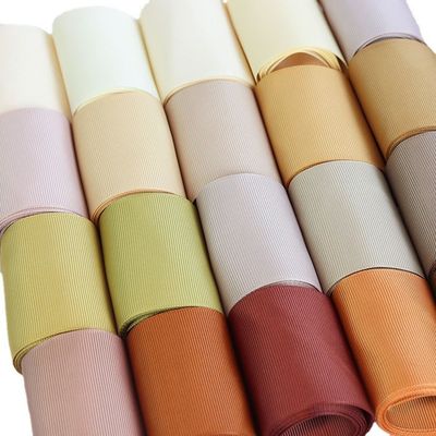 RPET tái chế polyester Grosgrain Ribbon By The Yard Chứng chỉ GRS