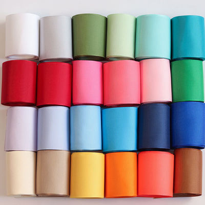 RPET tái chế polyester Grosgrain Ribbon By The Yard Chứng chỉ GRS