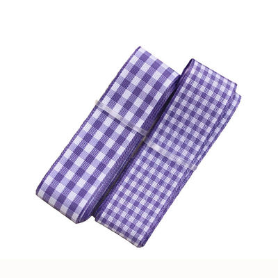 Polyester Plaid Lattice Ribbon cho làm cung và đóng gói quà tặng