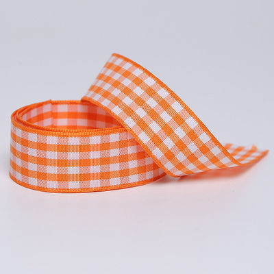 Polyester Plaid Lattice Ribbon cho làm cung và đóng gói quà tặng