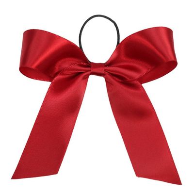 Brown Elastic Satin Ribbon Bow Gift Wrapping Cho chai rượu vang đỏ