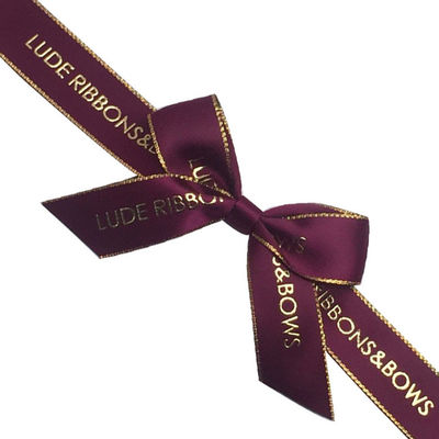ISO9001 Elastic Gift Bow Customized Ribbon Bow With Elastic Loop (Màn cung tặng đàn hồi theo yêu cầu của bạn)