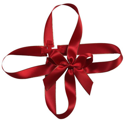 ISO9001 Elastic Gift Bow Customized Ribbon Bow With Elastic Loop (Màn cung tặng đàn hồi theo yêu cầu của bạn)