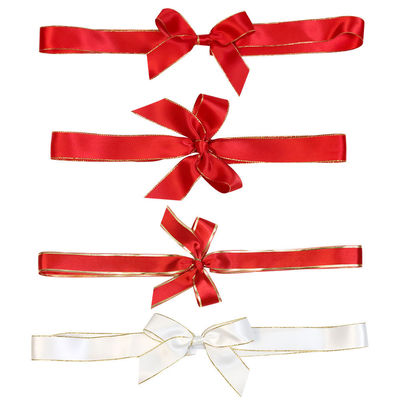 Đỏ Pre Tie Elastic cung cho hộp Oem trang trí băng cung