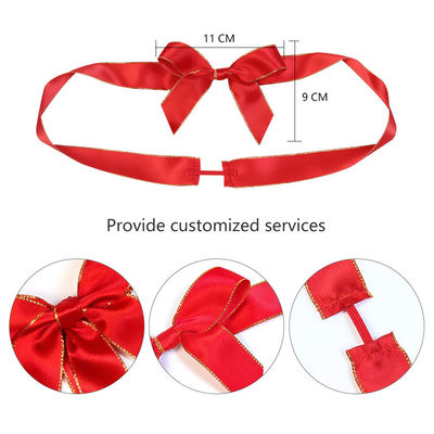 Đỏ Pre Tie Elastic cung cho hộp Oem trang trí băng cung