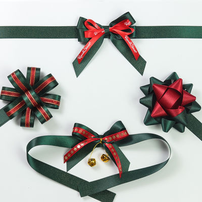 Polyester Satin Ribbon Bow ISO9001 Satin Ribbon cho gói quà tặng