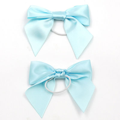 Polyester Satin Pink Ribbon Bow ISO14001 Christmas Ribbon Bow