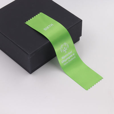 Blue Green Medal Award Ribbon Polyester Satin Custom Medal Ribbons (Băng dây huy chương màu xanh lá cây)