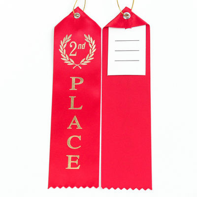 Blue Green Medal Award Ribbon Polyester Satin Custom Medal Ribbons (Băng dây huy chương màu xanh lá cây)