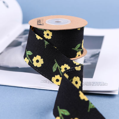 OEM Blossom Flower Art Ribbon in 40mm Custom Ribbon với Logo