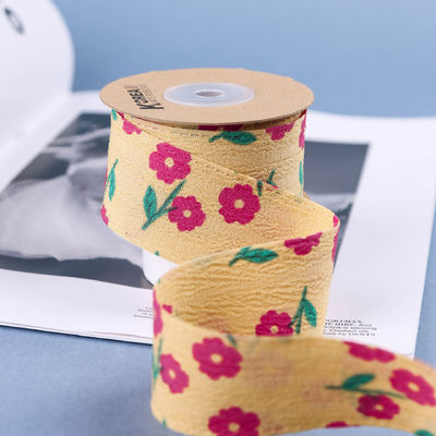 OEM Blossom Flower Art Ribbon in 40mm Custom Ribbon với Logo