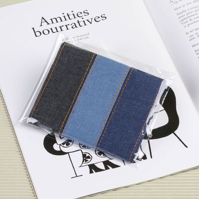 OEM ODM Blue Denim Jeans Ribbon 12mm-38mm Ribbon Cho quần jean