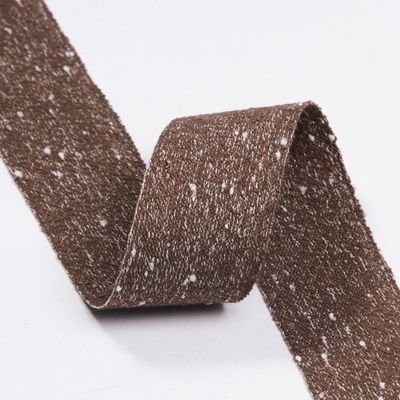 Double Face Cotton Linen Ribbon 6mm-40mm Custom Ribbon Rolls OEM