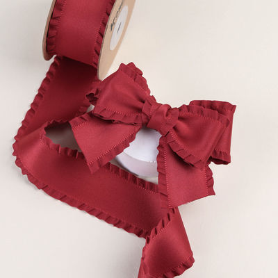 Dải băng satin polyester 25mm-38mm hai mặt satin