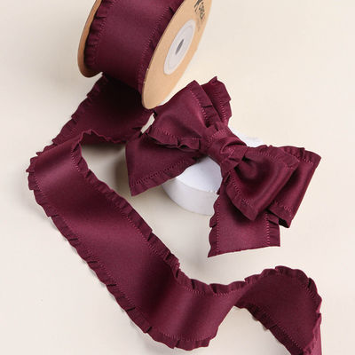 Dải băng satin polyester 25mm-38mm hai mặt satin