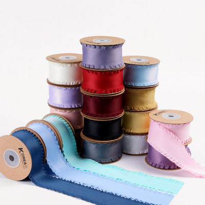 Dải băng satin polyester 25mm-38mm hai mặt satin