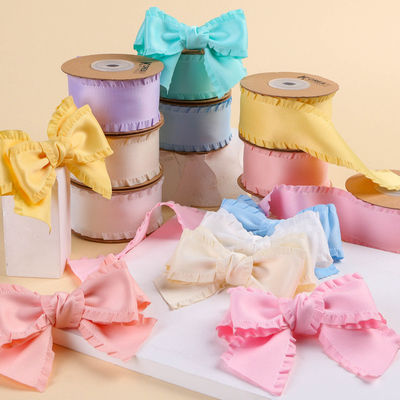 Dải băng satin polyester 25mm-38mm hai mặt satin