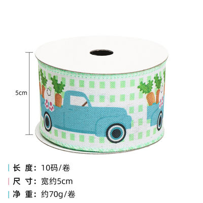 Trứng và Thỏ Lễ Phục sinh dây băng 50mm 5cm Thỏ Phục sinh băng