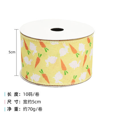 Trứng và Thỏ Lễ Phục sinh dây băng 50mm 5cm Thỏ Phục sinh băng