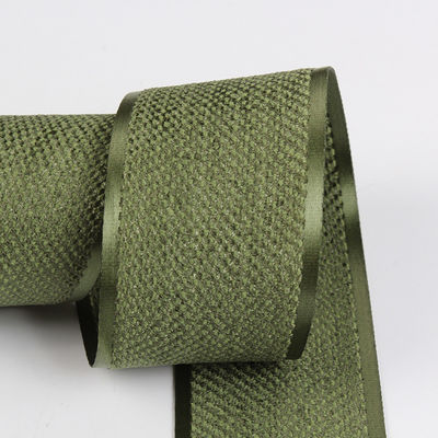 Hàn Quốc Polyester Cotton Velvet Ribbon 10mm-40mm Green Velvet Wired Ribbon